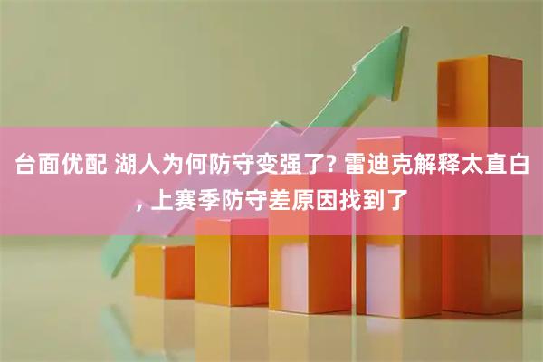 台面优配 湖人为何防守变强了? 雷迪克解释太直白, 上赛季防守差原因找到了